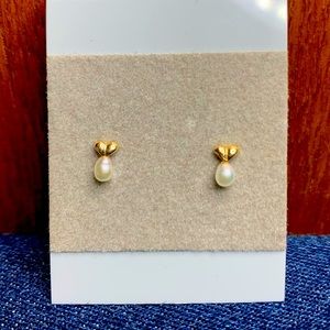14K Gold Keshi Pearl Earrings